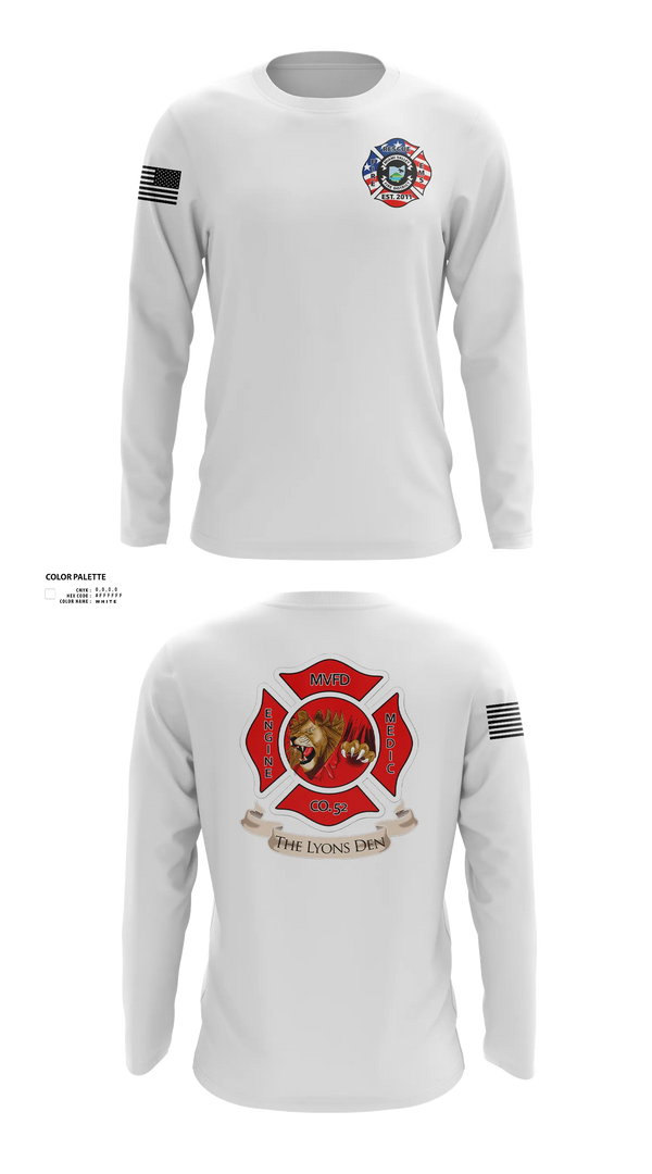 Long Sleeve Performance Shirt, Company 52, Fire Department, Teamtime, Team time, sublimation, custom sports apparel, team uniforms, spirit wear, spiritwear, sports uniforms, custom shirts, team store, custom team store, fundraiser sports, apparel fundraiser