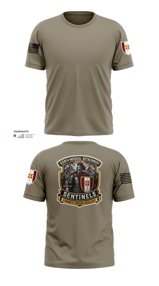 Old School Cotton Feel Shirt, 528th MED DET COSC, Army, Teamtime, Team time, sublimation, custom sports apparel, team uniforms, spirit wear, spiritwear, sports uniforms, custom shirts, team store, custom team store, fundraiser sports, apparel fundraiser