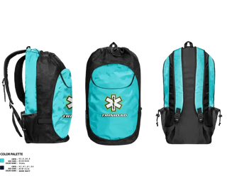Gear Bag, Trinidad Ambulance, EMS/EMT, Teamtime, Team time, sublimation, custom sports apparel, team uniforms, spirit wear, spiritwear, sports uniforms, custom shirts, team store, custom team store, fundraiser sports, apparel fundraiser