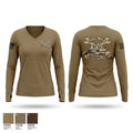 206th MST 50700761 Women's Long Sleeve V-neck Shirt - 1