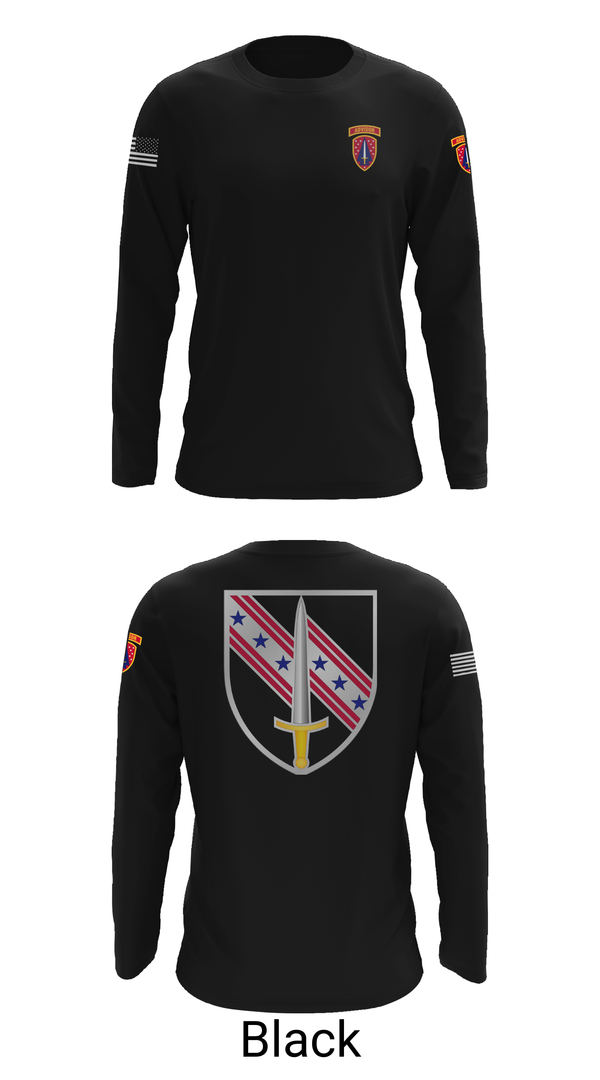 Long Sleeve Performance Shirt, 6/54th SFAB, National Guard, Teamtime, Team time, sublimation, custom sports apparel, team uniforms, spirit wear, spiritwear, sports uniforms, custom shirts, team store, custom team store, fundraiser sports, apparel fundraiser