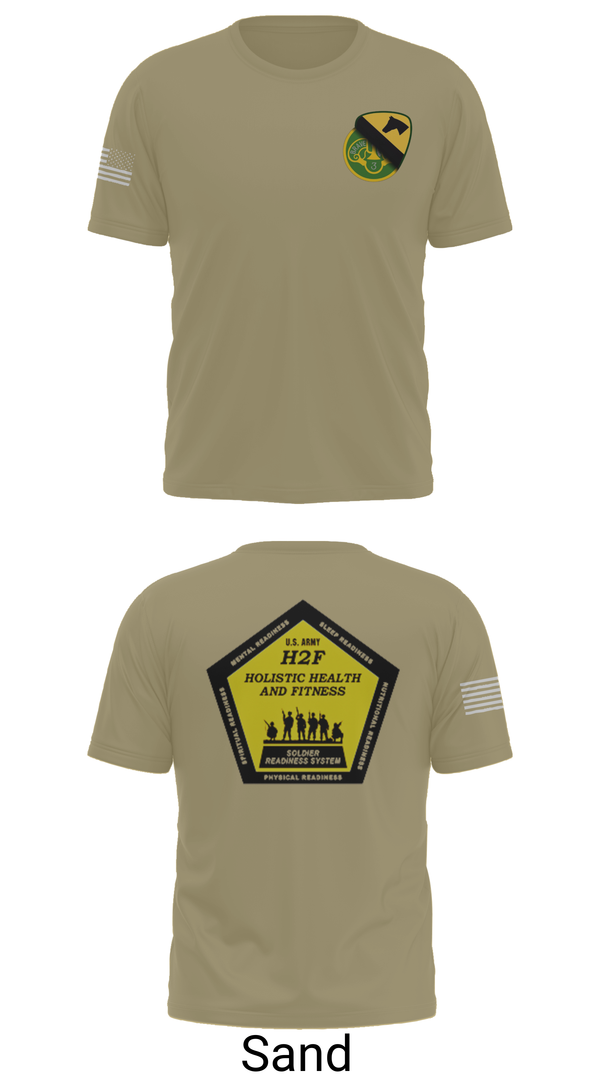 Short Sleeve Performance Shirt, 1st Cav 3CR, , Teamtime, Team time, sublimation, custom sports apparel, team uniforms, spirit wear, spiritwear, sports uniforms, custom shirts, team store, custom team store, fundraiser sports, apparel fundraiser