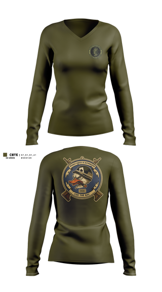Womens Long Sleeve Vneck Shirt, MCSFBN A CO, Marines, Teamtime, Team time, sublimation, custom sports apparel, team uniforms, spirit wear, spiritwear, sports uniforms, custom shirts, team store, custom team store, fundraiser sports, apparel fundraiser