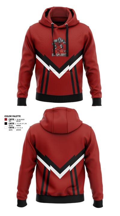 Inner City Wrestling 87889128 Hoodie - 1