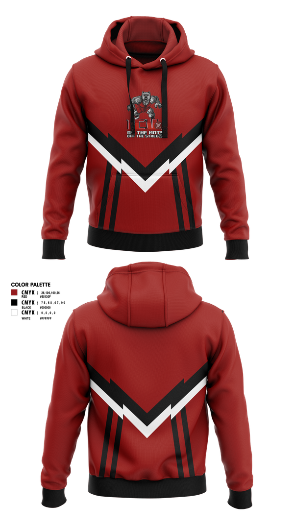 Hoodie, Inner City Wrestling, Wrestling, Teamtime, Team time, sublimation, custom sports apparel, team uniforms, spirit wear, spiritwear, sports uniforms, custom shirts, team store, custom team store, fundraiser sports, apparel fundraiser