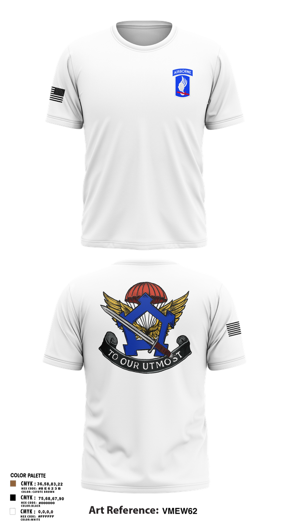Short Sleeve Performance Shirt, HHC, Brigade Support Battalion 173D IBCT(A), , Teamtime, Team time, sublimation, custom sports apparel, team uniforms, spirit wear, spiritwear, sports uniforms, custom shirts, team store, custom team store, fundraiser sports, apparel fundraiser