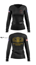 3/509 92958413 Women's Long Sleeve V-neck Shirt - 3