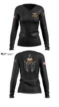 1AD DIVARTY HHB Women's Long Sleeve V-neck Shirt - 13