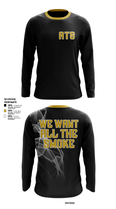 ALL THE SMOKE Long Sleeve Performance Shirt - 5