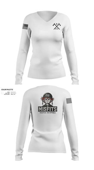 Womens Long Sleeve Vneck Shirt, CAT 215, , Teamtime, Team time, sublimation, custom sports apparel, team uniforms, spirit wear, spiritwear, sports uniforms, custom shirts, team store, custom team store, fundraiser sports, apparel fundraiser