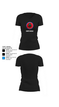 208th MCAS 6752981 Women's Short Sleeve V-neck Shirt - 23
