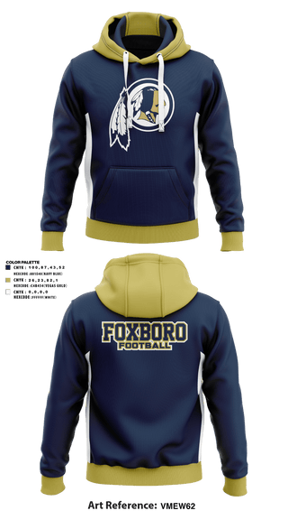 Hoodie, Foxboro Youth Football And Cheerleading, Football, Teamtime, Team time, sublimation, custom sports apparel, team uniforms, spirit wear, spiritwear, sports uniforms, custom shirts, team store, custom team store, fundraiser sports, apparel fundraiser