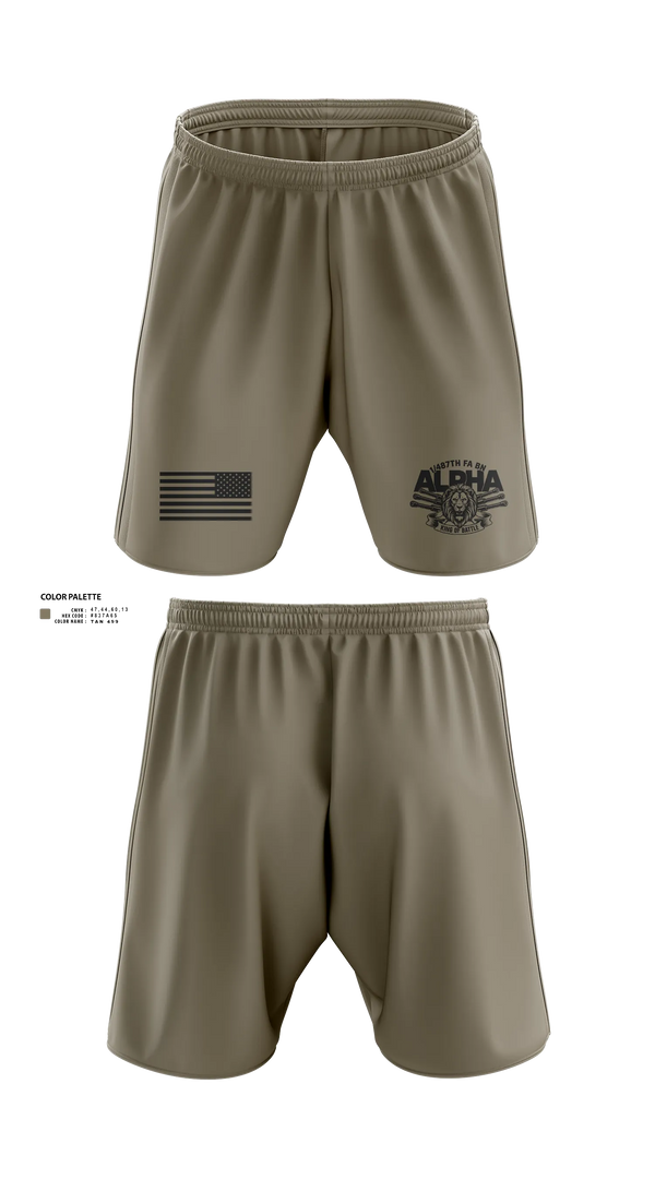 Athletic Shorts With Pockets, 1/487th FA BN, Army, Teamtime, Team time, sublimation, custom sports apparel, team uniforms, spirit wear, spiritwear, sports uniforms, custom shirts, team store, custom team store, fundraiser sports, apparel fundraiser