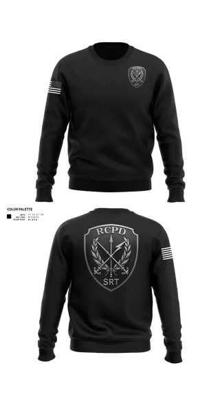 Crew Neck Sweatshirt, Redwood City Police SRT, Police, Teamtime, Team time, sublimation, custom sports apparel, team uniforms, spirit wear, spiritwear, sports uniforms, custom shirts, team store, custom team store, fundraiser sports, apparel fundraiser
