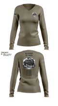 Fuel Team 6 54285292 Women's Long Sleeve V-neck Shirt - 23