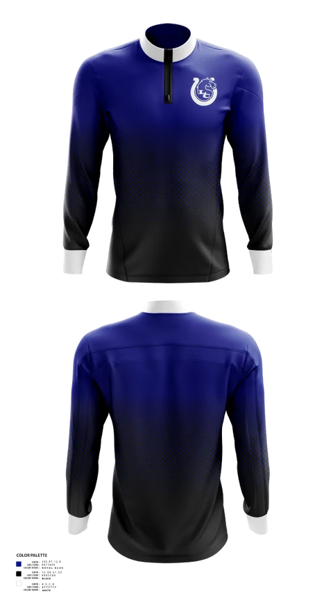 Quarter Zip Jacket, Lodi Colts Football and Cheer, , Teamtime, Team time, sublimation, custom sports apparel, team uniforms, spirit wear, spiritwear, sports uniforms, custom shirts, team store, custom team store, fundraiser sports, apparel fundraiser