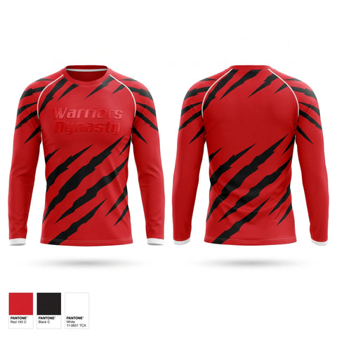 Long Sleeve Performance Shirt, Warriors Dynasty, , Teamtime, Team time, sublimation, custom sports apparel, team uniforms, spirit wear, spiritwear, sports uniforms, custom shirts, team store, custom team store, fundraiser sports, apparel fundraiser
