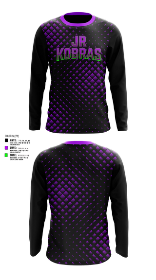 Long Sleeve Performance Shirt, JR Kobras, Softball, Teamtime, Team time, sublimation, custom sports apparel, team uniforms, spirit wear, spiritwear, sports uniforms, custom shirts, team store, custom team store, fundraiser sports, apparel fundraiser