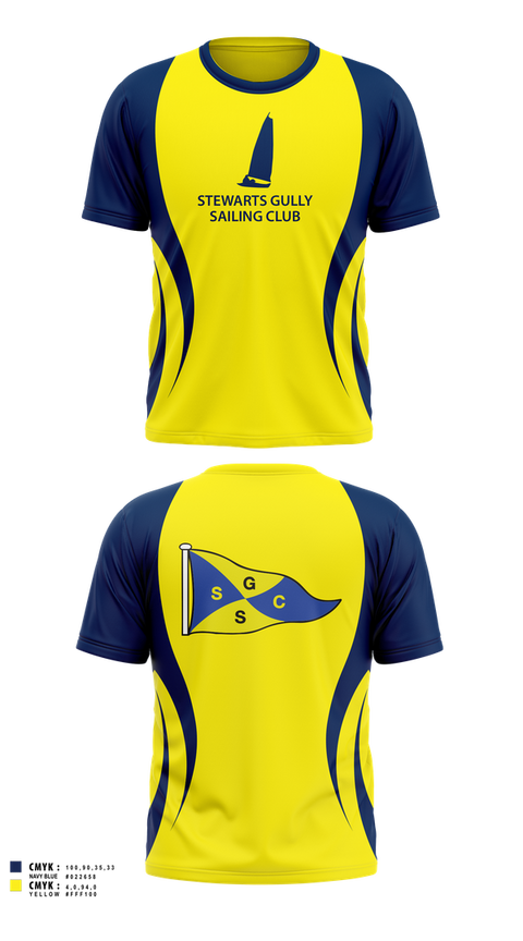 Short Sleeve Performance Shirt, Stewarts Gully Sailing Club, Spirit Store, Teamtime, Team time, sublimation, custom sports apparel, team uniforms, spirit wear, spiritwear, sports uniforms, custom shirts, team store, custom team store, fundraiser sports, apparel fundraiser