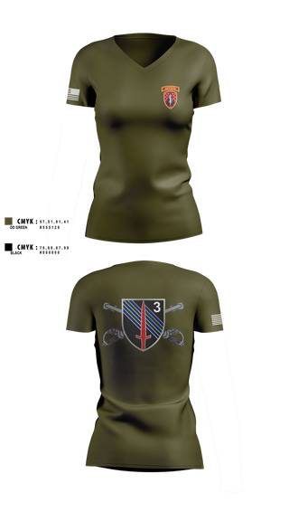 Womens Short Sleeve Vneck Shirt, 5th SFAB, , Teamtime, Team time, sublimation, custom sports apparel, team uniforms, spirit wear, spiritwear, sports uniforms, custom shirts, team store, custom team store, fundraiser sports, apparel fundraiser