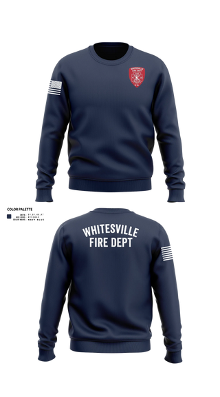 Crew Neck Sweatshirt, Whitesville Fire Department, Fire Department, Teamtime, Team time, sublimation, custom sports apparel, team uniforms, spirit wear, spiritwear, sports uniforms, custom shirts, team store, custom team store, fundraiser sports, apparel fundraiser