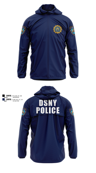 Windbreaker, DSNY Police, Police, Teamtime, Team time, sublimation, custom sports apparel, team uniforms, spirit wear, spiritwear, sports uniforms, custom shirts, team store, custom team store, fundraiser sports, apparel fundraiser