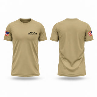 Old School Cotton Feel Shirt, 4/41 st Infantry 2nd AD, Army, Teamtime, Team time, sublimation, custom sports apparel, team uniforms, spirit wear, spiritwear, sports uniforms, custom shirts, team store, custom team store, fundraiser sports, apparel fundraiser