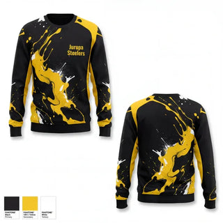 Crew Neck Sweatshirt, Jurupa Steelers, , Teamtime, Team time, sublimation, custom sports apparel, team uniforms, spirit wear, spiritwear, sports uniforms, custom shirts, team store, custom team store, fundraiser sports, apparel fundraiser