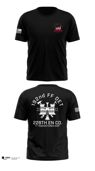 Old School Cotton Feel Shirt, 192nd Firefighter Detachment, National Guard, Teamtime, Team time, sublimation, custom sports apparel, team uniforms, spirit wear, spiritwear, sports uniforms, custom shirts, team store, custom team store, fundraiser sports, apparel fundraiser