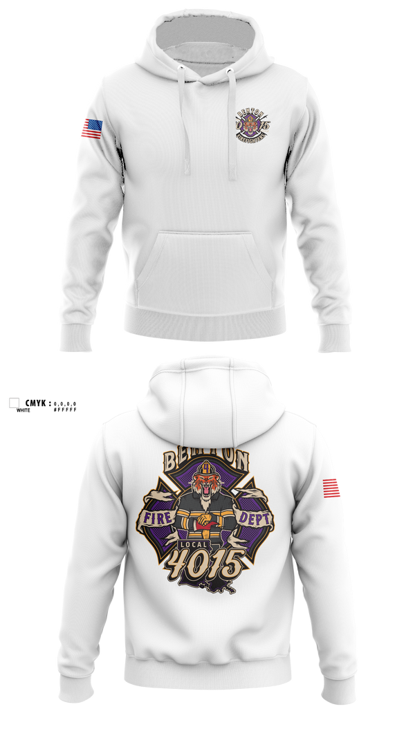 Hoodie, Benton Fire, Fire Department, Teamtime, Team time, sublimation, custom sports apparel, team uniforms, spirit wear, spiritwear, sports uniforms, custom shirts, team store, custom team store, fundraiser sports, apparel fundraiser