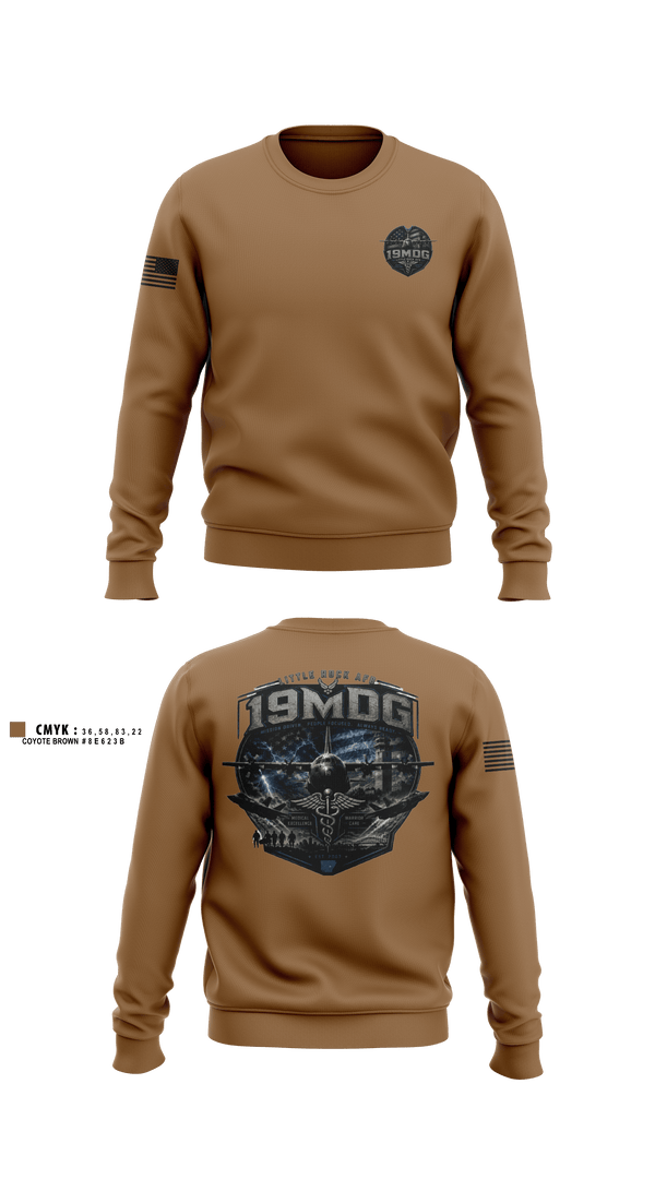 Crew Neck Sweatshirt, 19MDG, EMS/EMT, Teamtime, Team time, sublimation, custom sports apparel, team uniforms, spirit wear, spiritwear, sports uniforms, custom shirts, team store, custom team store, fundraiser sports, apparel fundraiser
