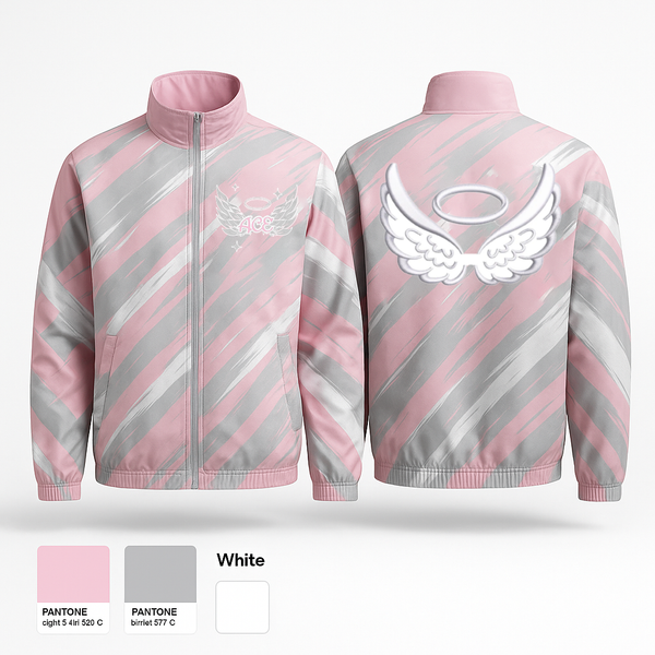 Windbreaker, ACE Angel CHEER Elite, Cheer, Teamtime, Team time, sublimation, custom sports apparel, team uniforms, spirit wear, spiritwear, sports uniforms, custom shirts, team store, custom team store, fundraiser sports, apparel fundraiser