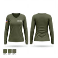 Pender County Sheriff’s Office 34660717 Women's Long Sleeve V-neck Shirt - 1