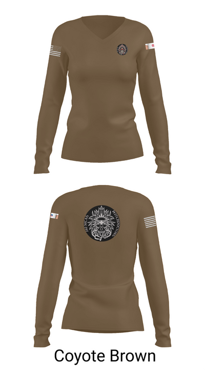 182nd MCAS 47053767 Women's Long Sleeve V-neck Shirt - 17