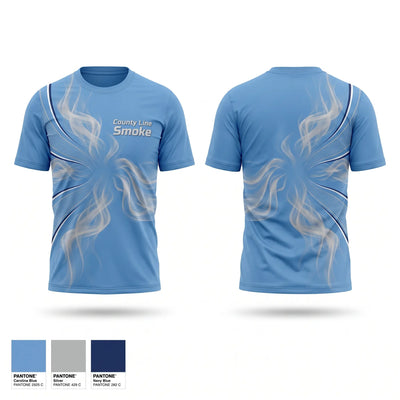 County Line Smoke Short Sleeve Performance Shirt - 2