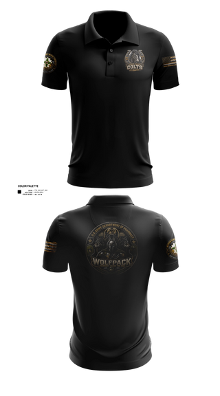 Short Sleeve Performance Polo, Madigan pharmacy colts, Army, Teamtime, Team time, sublimation, custom sports apparel, team uniforms, spirit wear, spiritwear, sports uniforms, custom shirts, team store, custom team store, fundraiser sports, apparel fundraiser