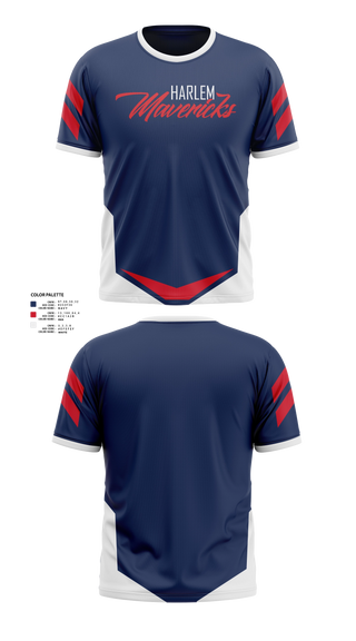Short Sleeve Performance Shirt, Harlem Mavericks, Baseball, Teamtime, Team time, sublimation, custom sports apparel, team uniforms, spirit wear, spiritwear, sports uniforms, custom shirts, team store, custom team store, fundraiser sports, apparel fundraiser
