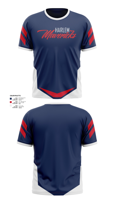 Harlem Mavericks Short Sleeve Performance Shirt - 21