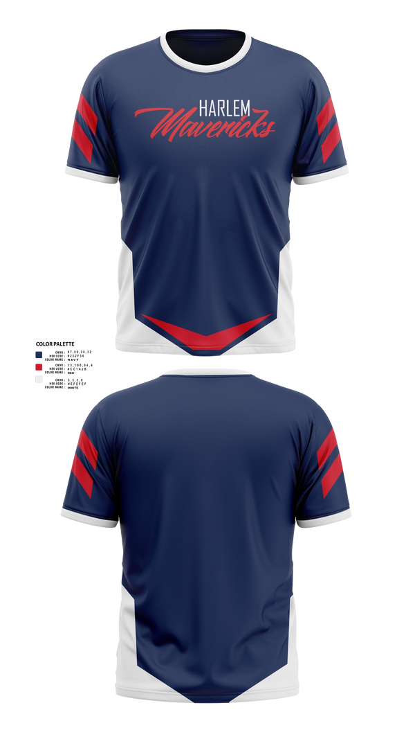 Harlem Mavericks Short Sleeve Performance Shirt - 21