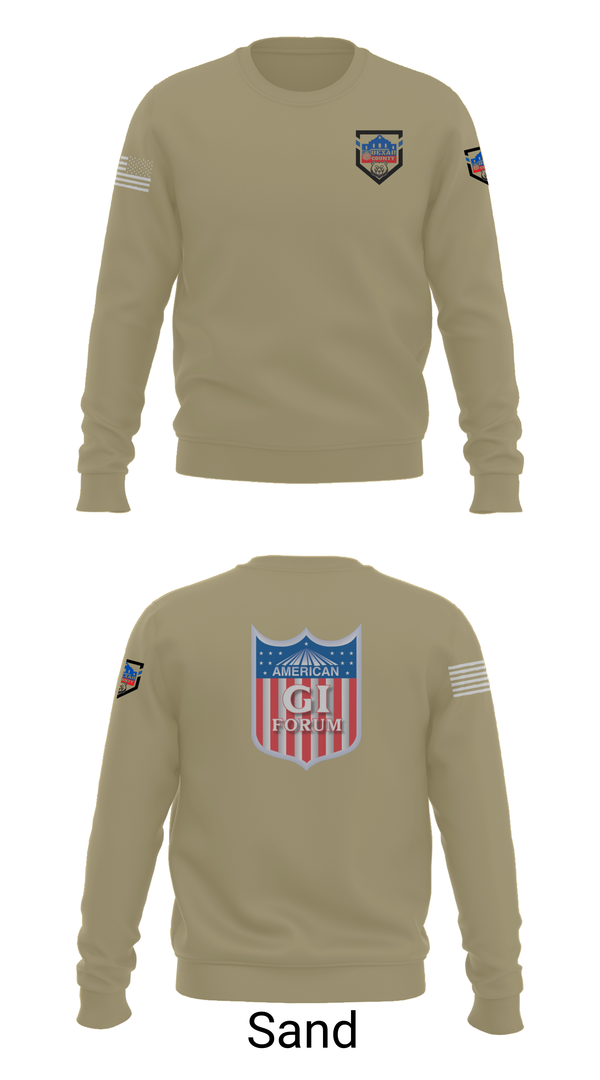 Crew Neck Sweatshirt, Agif board, Army, Teamtime, Team time, sublimation, custom sports apparel, team uniforms, spirit wear, spiritwear, sports uniforms, custom shirts, team store, custom team store, fundraiser sports, apparel fundraiser