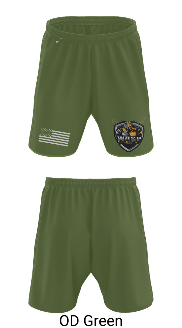 Athletic Shorts With Pockets, USS WASP, , Teamtime, Team time, sublimation, custom sports apparel, team uniforms, spirit wear, spiritwear, sports uniforms, custom shirts, team store, custom team store, fundraiser sports, apparel fundraiser