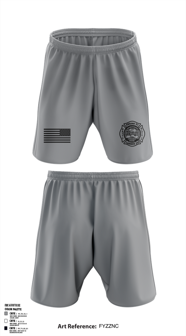 Athletic Shorts With Pockets, Engine 51 Ladder 29 Medic 18 Battalion 2, , Teamtime, Team time, sublimation, custom sports apparel, team uniforms, spirit wear, spiritwear, sports uniforms, custom shirts, team store, custom team store, fundraiser sports, apparel fundraiser