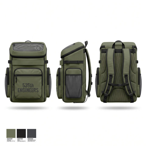 Gear Bag, 535th Engineers, Army, Teamtime, Team time, sublimation, custom sports apparel, team uniforms, spirit wear, spiritwear, sports uniforms, custom shirts, team store, custom team store, fundraiser sports, apparel fundraiser