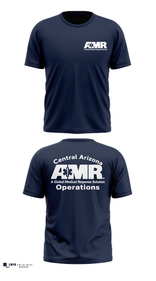 Old School Cotton Feel Shirt, AMR  Central Arizona Operations, EMS/EMT, Teamtime, Team time, sublimation, custom sports apparel, team uniforms, spirit wear, spiritwear, sports uniforms, custom shirts, team store, custom team store, fundraiser sports, apparel fundraiser