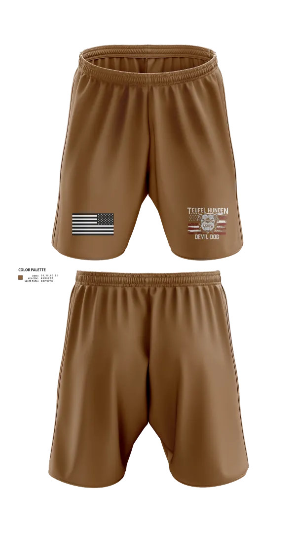 Athletic Shorts With Pockets, Kilo co. 3rd Btn 9th Marines, Marines, Teamtime, Team time, sublimation, custom sports apparel, team uniforms, spirit wear, spiritwear, sports uniforms, custom shirts, team store, custom team store, fundraiser sports, apparel fundraiser