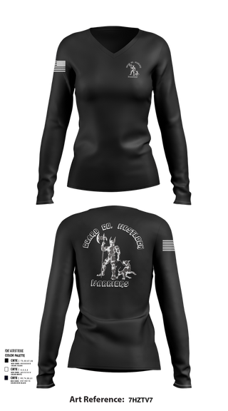 Womens Long Sleeve Vneck Shirt, Guard company westlock, , Teamtime, Team time, sublimation, custom sports apparel, team uniforms, spirit wear, spiritwear, sports uniforms, custom shirts, team store, custom team store, fundraiser sports, apparel fundraiser