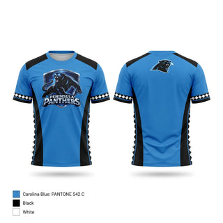 Short Sleeve Performance Shirt, Peninsula Panthers, Cheer, Teamtime, Team time, sublimation, custom sports apparel, team uniforms, spirit wear, spiritwear, sports uniforms, custom shirts, team store, custom team store, fundraiser sports, apparel fundraiser