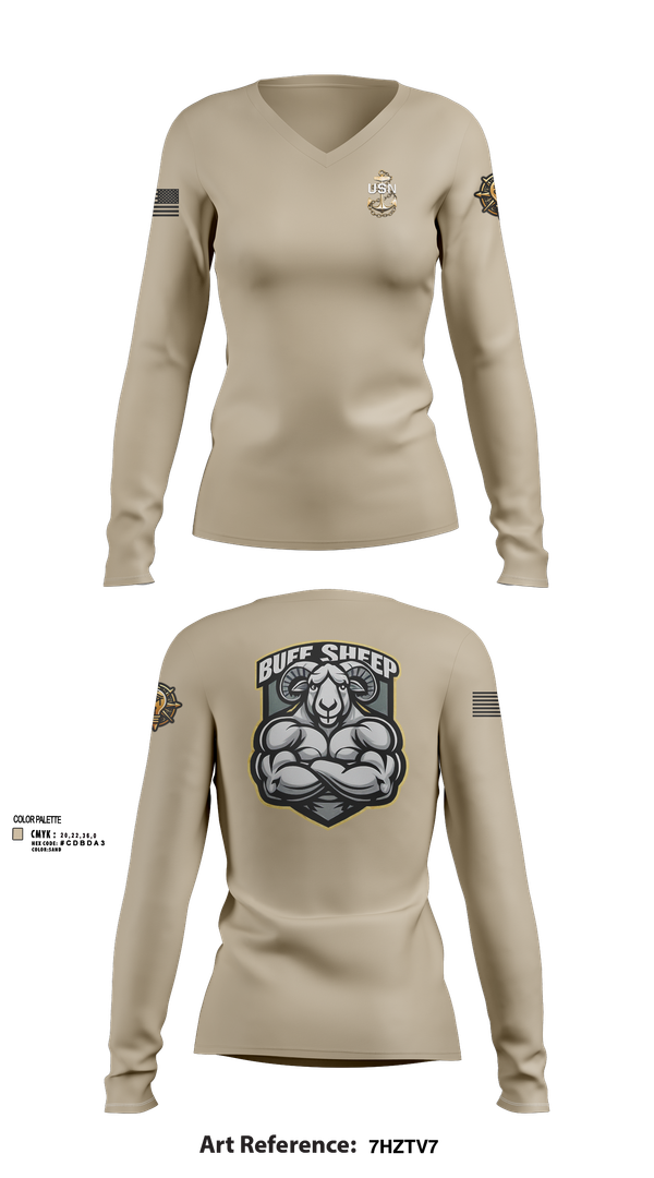 Womens Long Sleeve Vneck Shirt, nrd miami, , Teamtime, Team time, sublimation, custom sports apparel, team uniforms, spirit wear, spiritwear, sports uniforms, custom shirts, team store, custom team store, fundraiser sports, apparel fundraiser