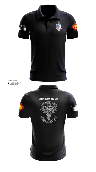 120TH MCAS 53428597 Short Sleeve Performance Polo - 111