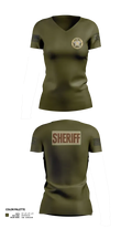 Ellis County Sheriff’s Office 61841271 Women's Short Sleeve V-neck Shirt - 84